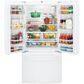 GE Appliances 18.6 Cu. Ft. Counter-Depth French-Door Refrigerator in White, , large