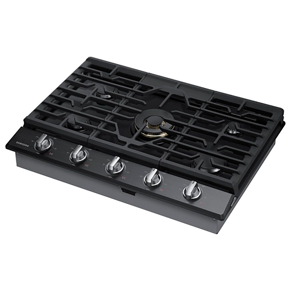 Samsung 2-Piece Kitchen Package with White 30&quot; Single Wall Oven and Black Stainless Steel 36&quot; Smart Gas Cooktop, , large