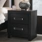 Ashley Maeling Queen LED Panel Bed with Dresser and Nightstand in Matte Black, , large