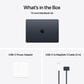 Apple MacBook Air 13-inch Laptop M4 chip - 10 Core CPU - 8 Core GPU - 16GB Memory - 256GB SSD - Midnight (Latest Model), , large