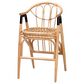 Baxton Studio Cyntia Counter Stool in Natural Brown, , large