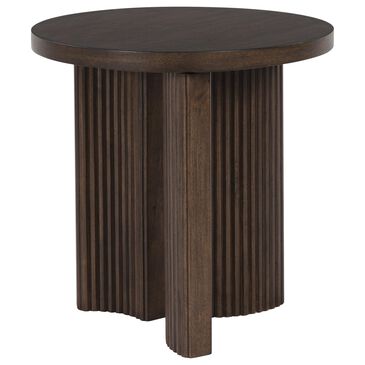 Ashley Korestone End Table in Dark Brown, , large