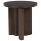 Ashley Korestone End Table in Dark Brown, , large