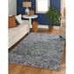 Radici USA Livigno Damask 5"3" x 7"3" Blue Area Rug, , large