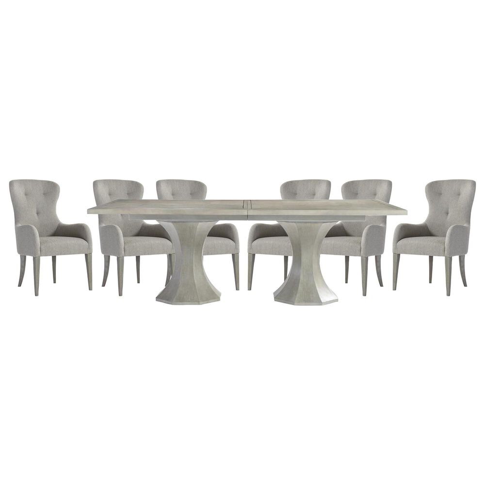 Bernhardt Cornelia 7-Piece Dining Set in Nebbia, , large
