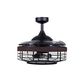 Beacon Lighting Montclair 48" Ceiling Fan with Koa Trim AC and Light in Matte Black, , large