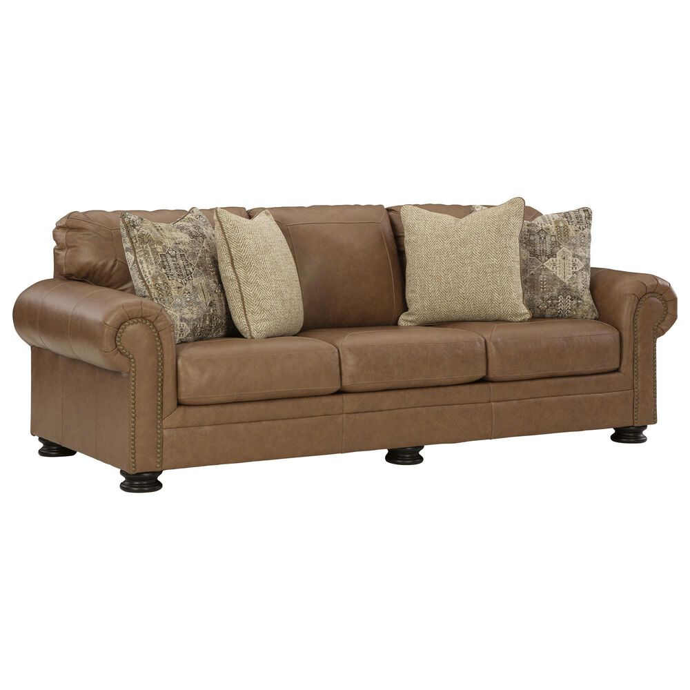 Ashley Carianna Stationary Sofa in Caramel, , large