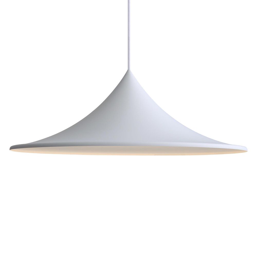 Golden Lighting Vistara 27.5" 1-Light Pendant in Sand White, , large