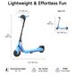 Navee K100 Smart Kids Electric Scooter in Blue, , large