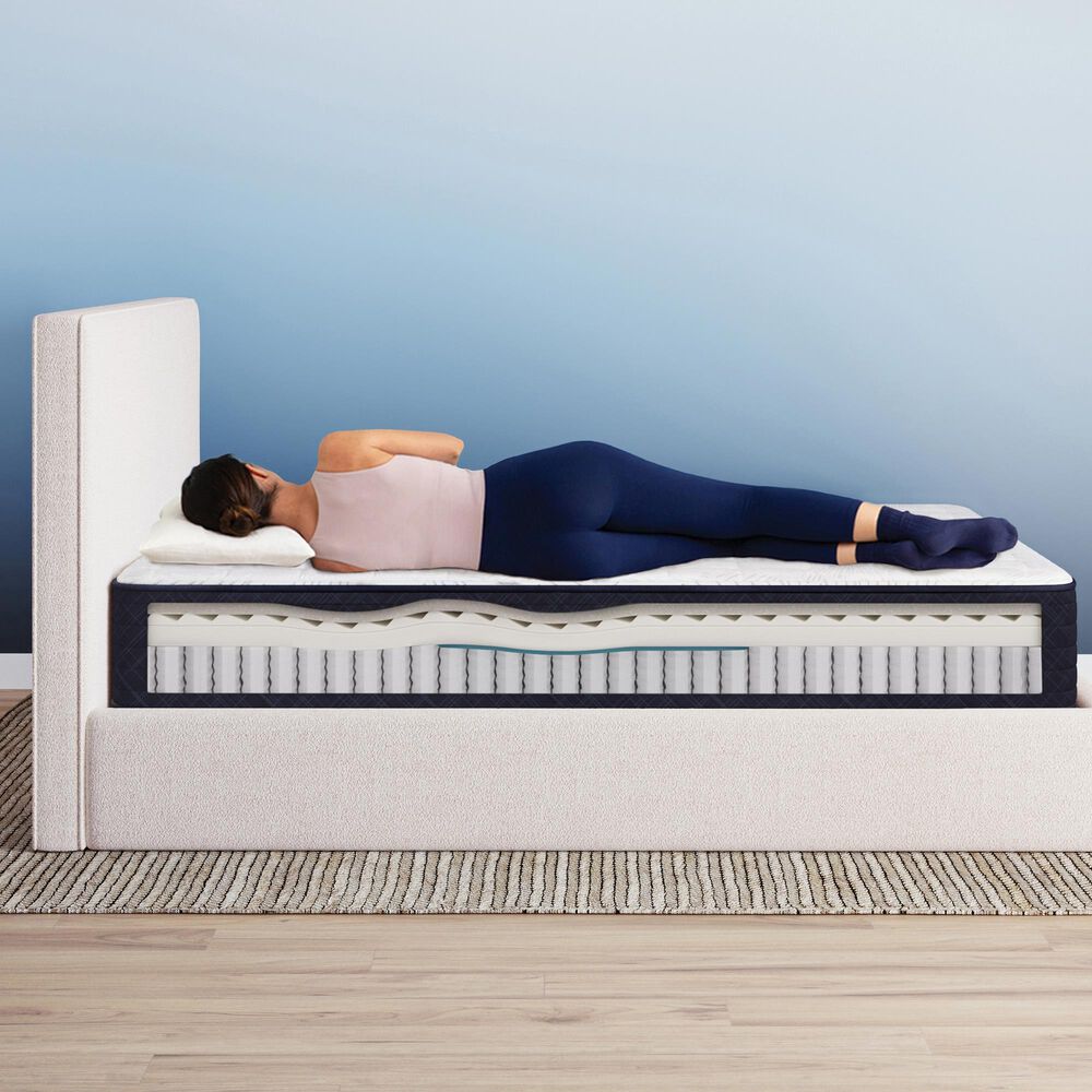 Serta Perfect Sleeper Adore Azul Medium Twin XL Mattress with High Profile Box Spring, , large