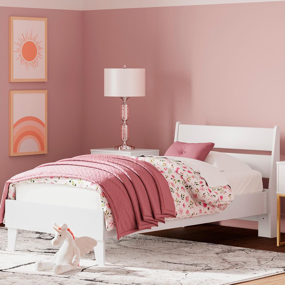 Ashley Socalle Twin Panel Platform Bed in Two-tone, , large
