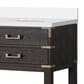 Lexora Home Norwalk 72" Double Bathroom Vanity in Brown Oak with White Quartz Top and Rectangular Sinks, , large