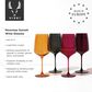 True Brands Reserve Nouveau Crystal Wine Glasses in Sunset (Set of 4), , large