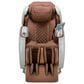 Cozzia Qi SE Massage Chair in Cappuccino and Pearl White, , large