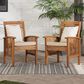 Walker Edison Midland Patio Chairs in Brown (Set of 2), , large