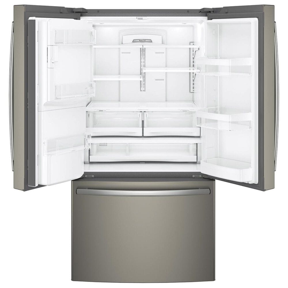 GE Appliances 27.8 Cu. Ft. French Door Refrigerator with TwinChill Evaporators in Slate, , large