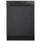 Midea 24" Front Control 2-Rack Hybrid Tub Dishwasher in Black, , large