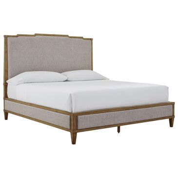 Ashley Sharlance Queen Upholstered Panel Bed in Light Brown, , large