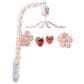 Lambs & Ivy Flower Power Musical Baby Crib Mobile in Pink, , large