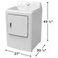 Frigidaire 4.1 Cu. Ft. Top Load Washer and 7 Cu. Ft. Gas Dryer Laundry Pair in White, , large