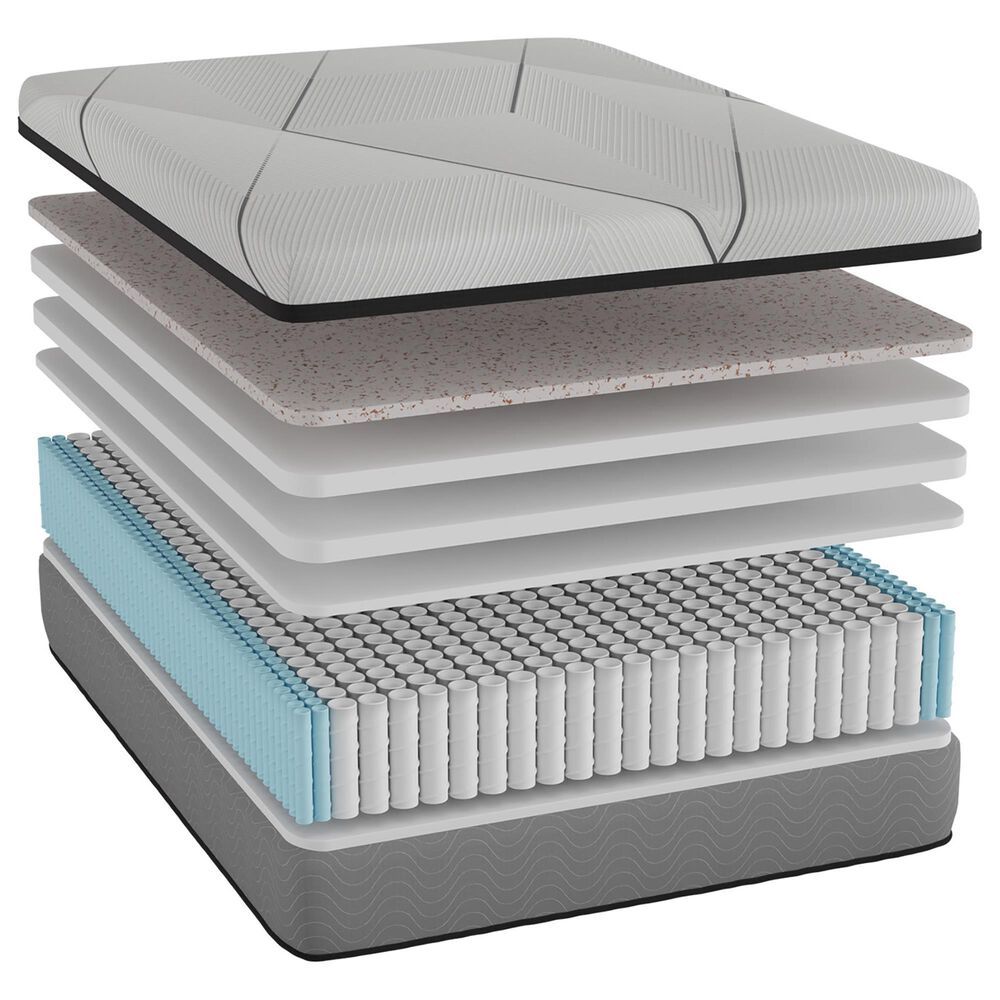Southerland Rose Plush Hybrid Twin Mattress with High Profile Box Spring, , large