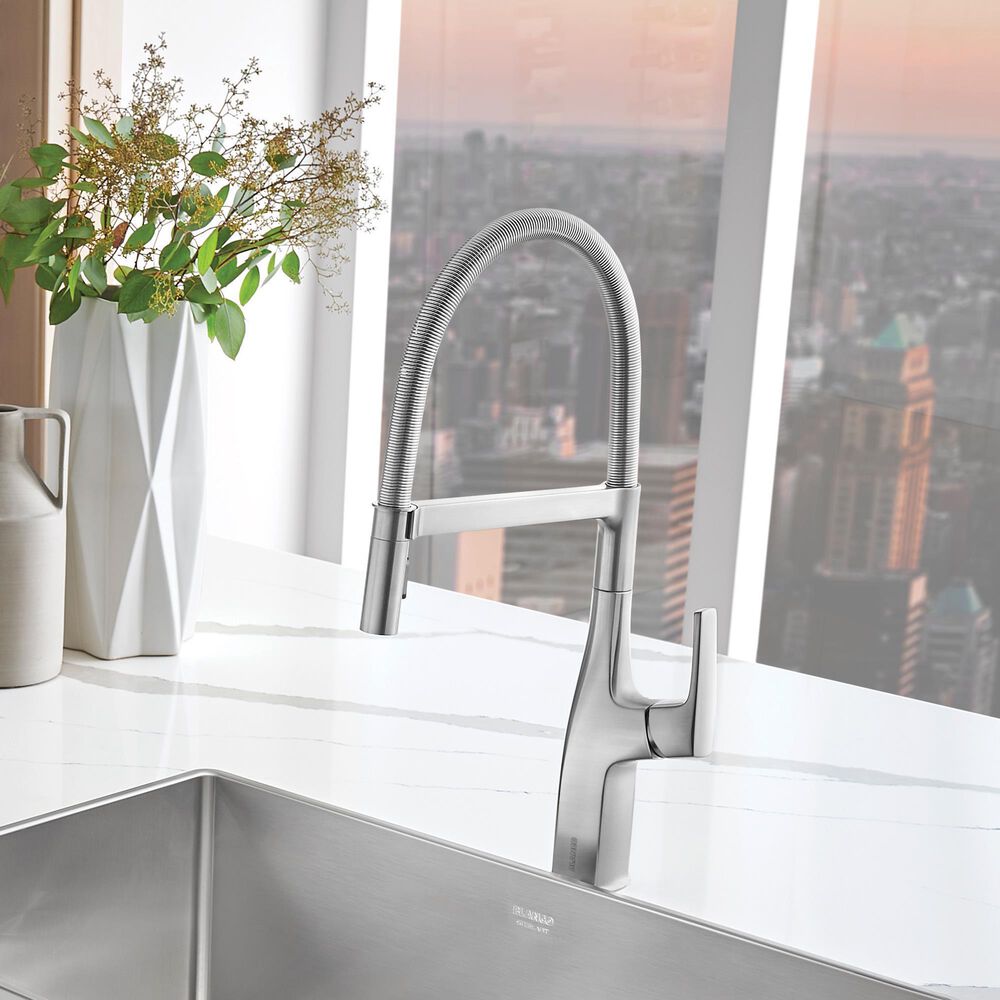 Blanco Rivana Semi Pro Kitchen Faucet in Chrome, , large