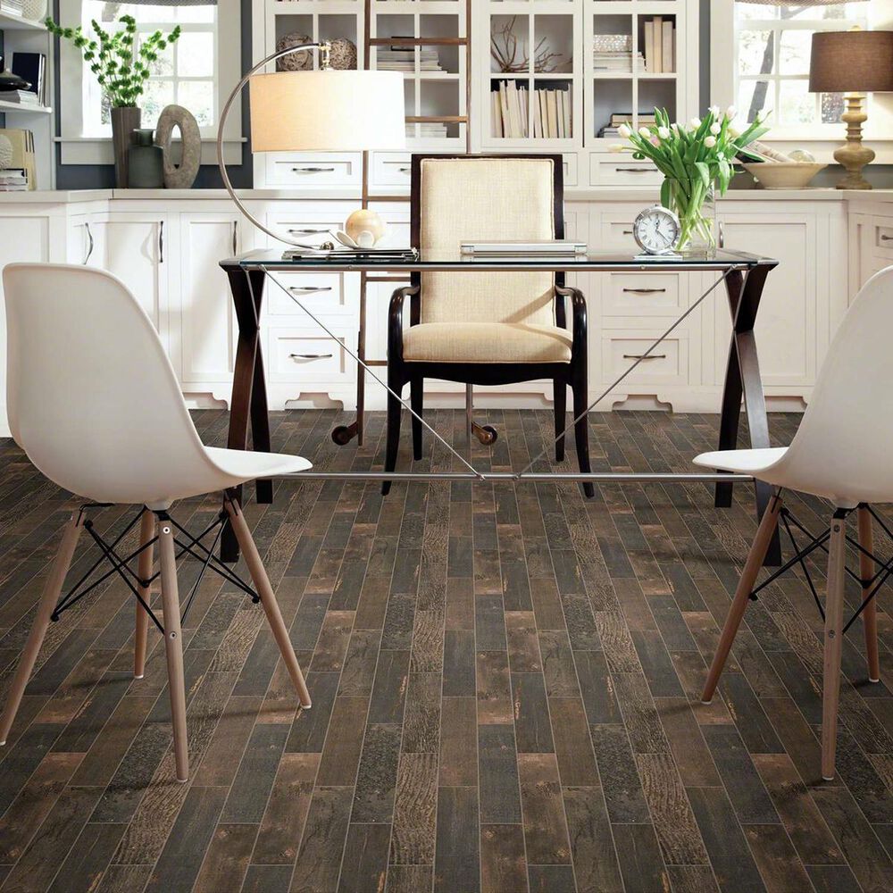 Shaw Emberwood Burned 2.5" x 16" Porcelain Tile, , large