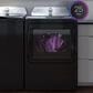 GE Profile 4.9 Cu. Ft. Top Load Agitator Washer and 7.4 Cu. Ft. Gas Dryer Laundry Pair in Diamond Gray, , large
