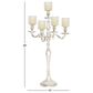 Maple and Jade 15" x 29" Hurricane Lamp in Silver, , large