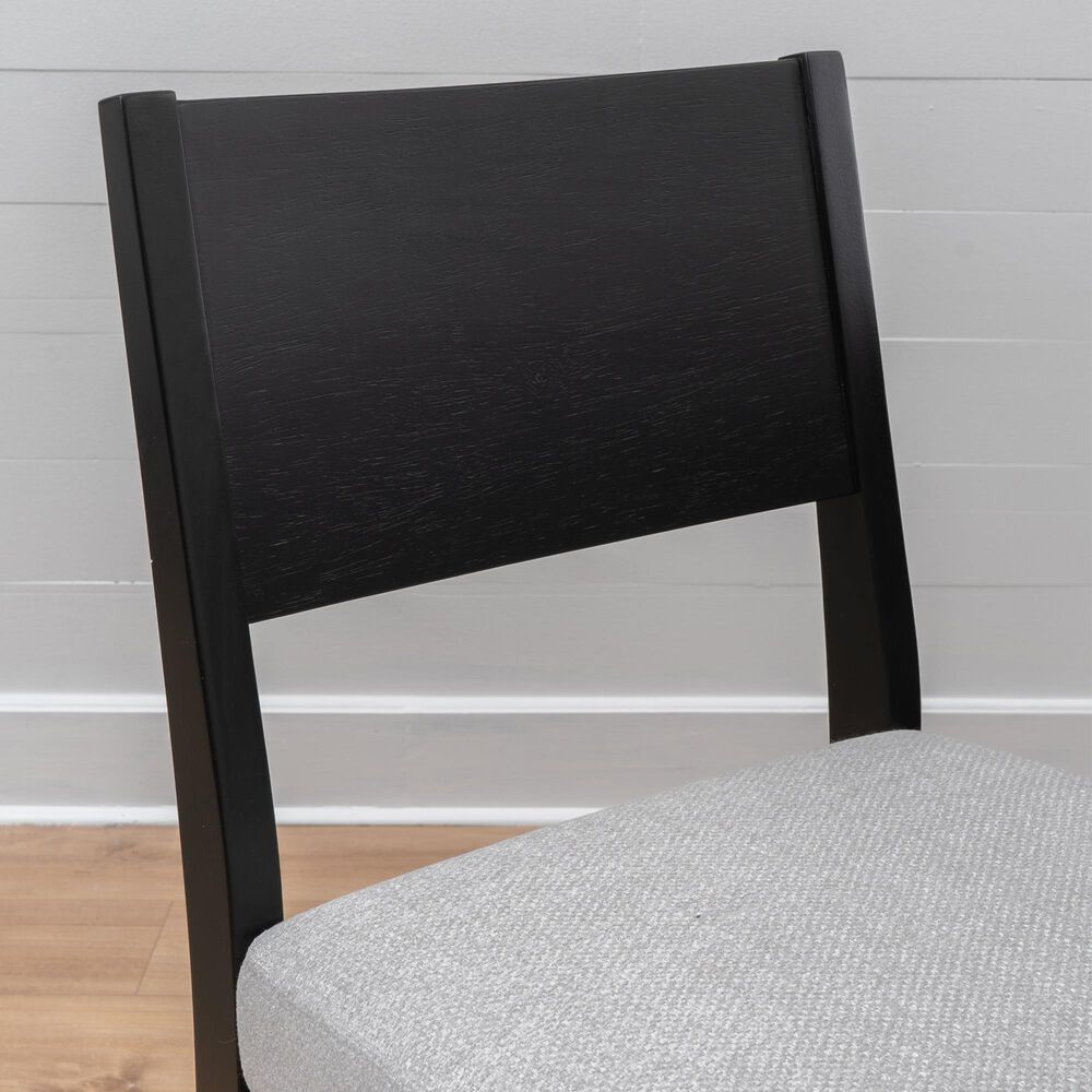 Linden Boulevard Cosgrove Upholstered Side Chair in Black, , large