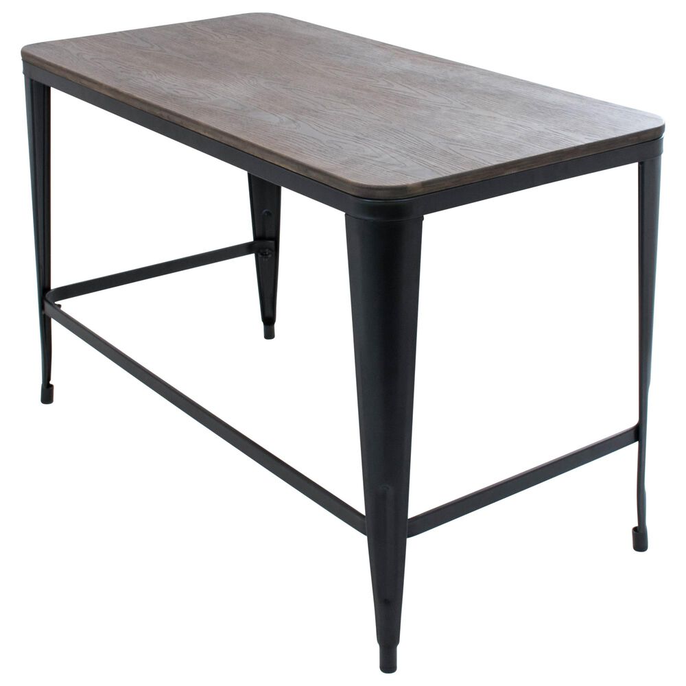 Lumisource Pia Desk in Espresso/Black, , large