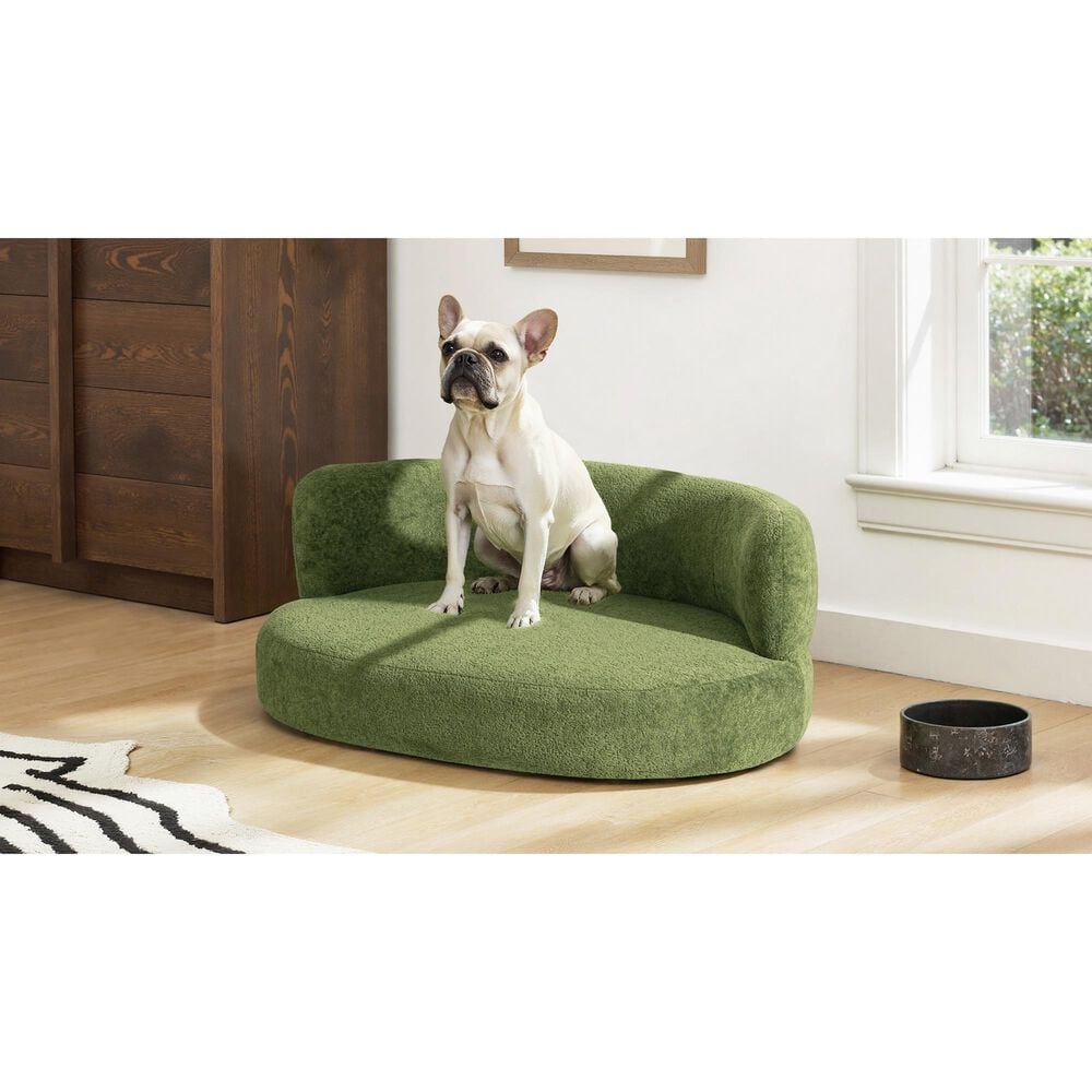 Jennifer Taylor Home Shep Dog Sofa Bed in Moss Green, , large