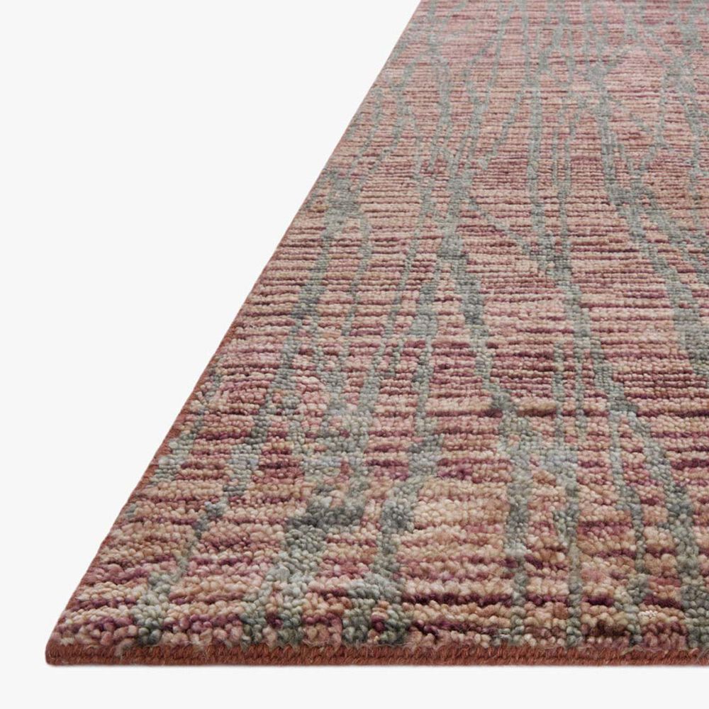 Loloi Daphne 2&#39;6&quot; x 8&#39;6&quot; Raspberry and Silver Runner, , large
