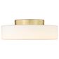 Golden Lighting Toli 1-Light Flush Mount in Brushed Champagne Bronze, , large