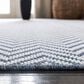Safavieh Bermuda 5" Square Blue and Creme Indoor/Outdoor Area Performance Rug, , large