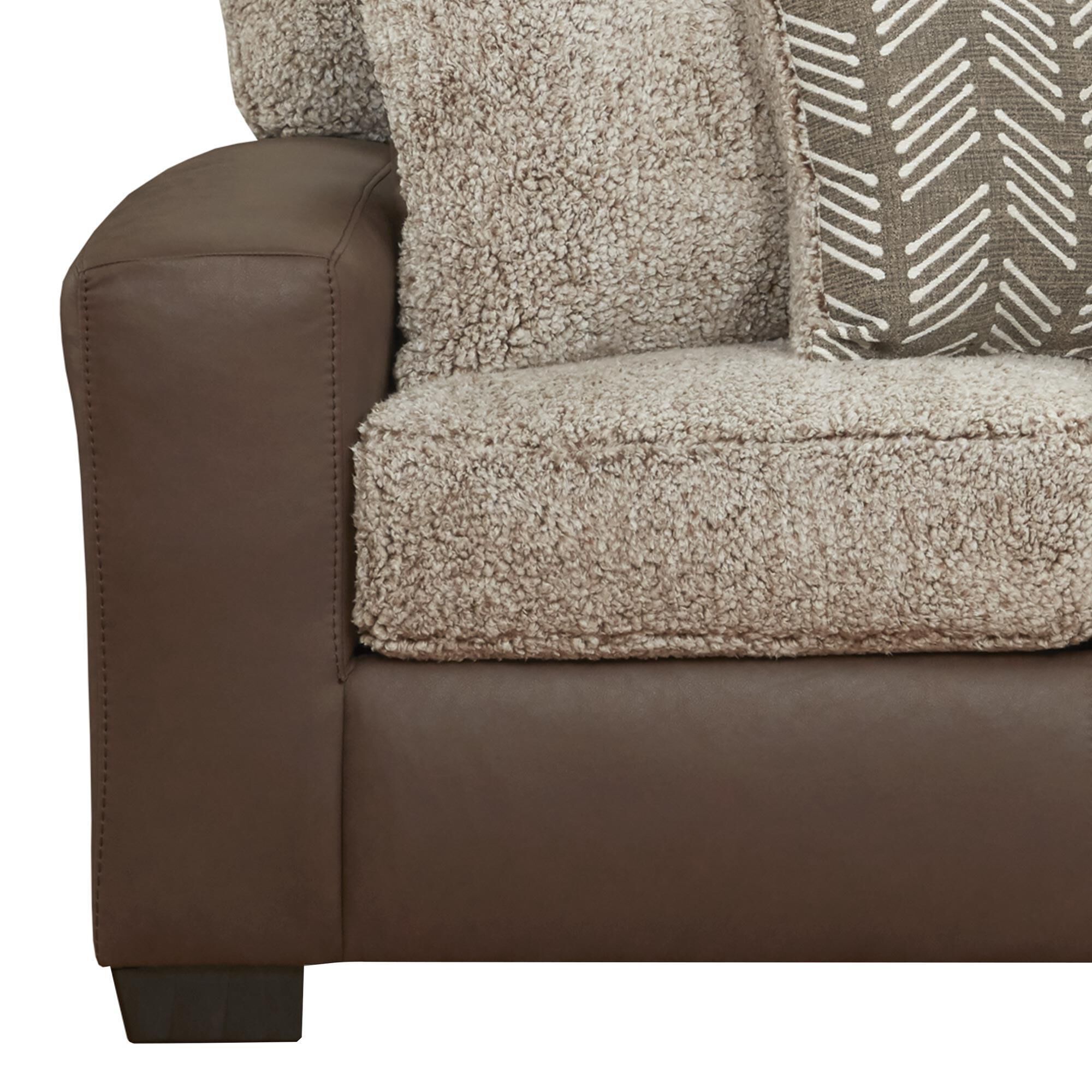 theory セオリー HANALEE EXOTIC ラクーンラビットファーベスト 01-0302133 ブラウン S Ashley Triston-Peaks Queen Stationary Sofa Sleeper in Suede