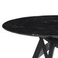 Blue River Venus and Lima 5-Piece Dining Set with Gray Cushion in Black, , large
