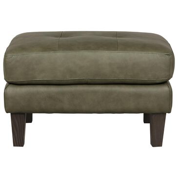 Chateau D"ax Leather Ottoman, , large