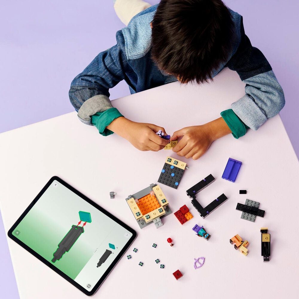 LEGO Minecraft Nether and End Portal Journey Building Set, , large