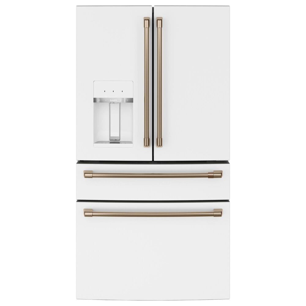 Cafe 22.3 Cu. Ft. 4-Door French Door Refrigerator in Matte White, , large