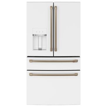 Cafe 22.3 Cu. Ft. 4-Door French Door Refrigerator in Matte White, , large