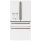 Cafe 22.3 Cu. Ft. 4-Door French Door Refrigerator in Matte White, , large