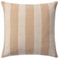 Loloi Auggie 22" Square Throw Pillow in Orange and White, , large
