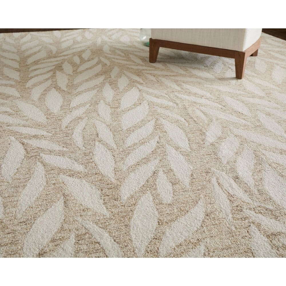 Feizy Wallace Beige 5&#39; x 8&#39; Area Rug, , large