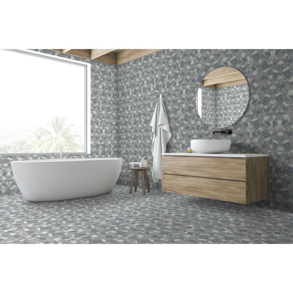 Emser Opuscar Eve 12" x 12" Honed Natural Stone Mosaic Sheet, , large