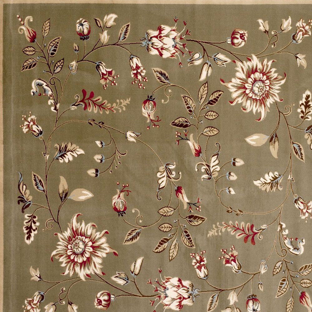 Safavieh Lyndhurst LNH552 2&#39;3&quot; x 16&#39; Green and Multicolor Runner, , large