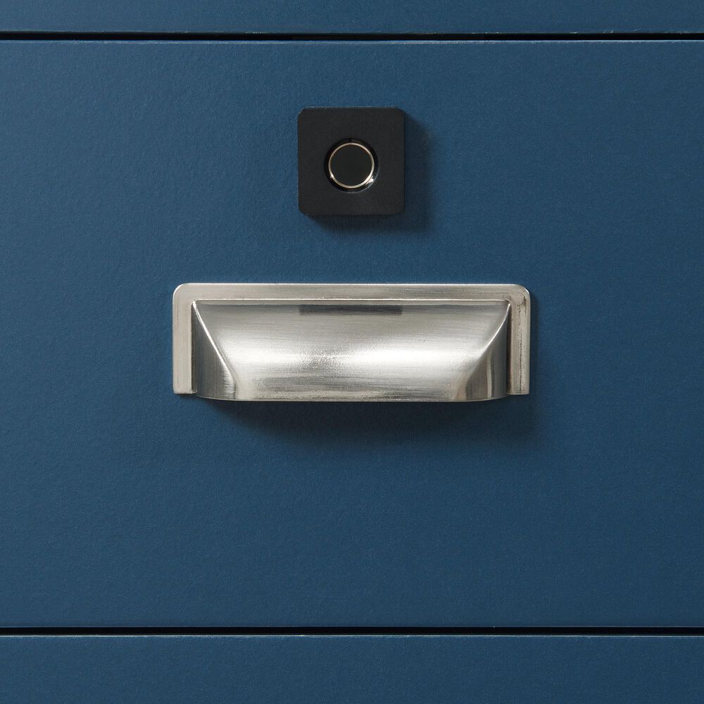 Mayberry Hill Rio 3-Drawer Nightstand in Blue, , large