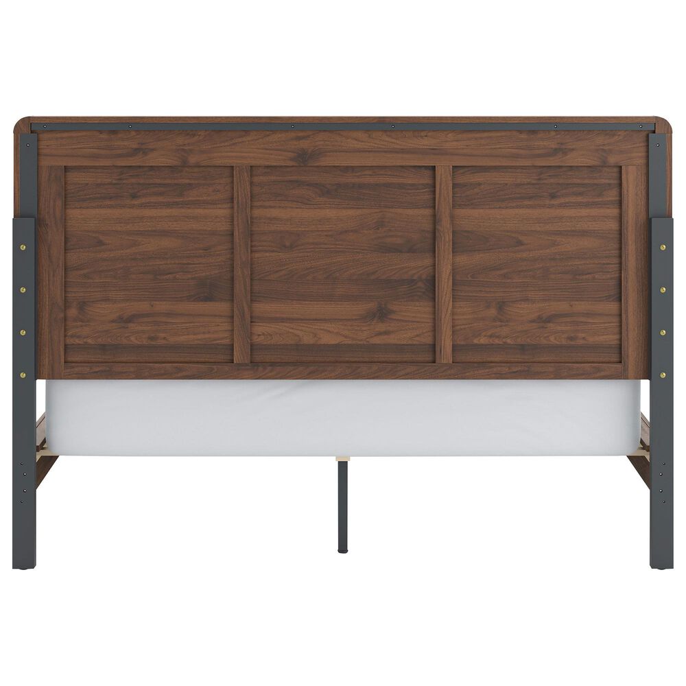 Ashley Fortlorn 4-Piece California King Bedroom Set in Walnut Brown with LED Light, , large
