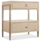 Hooker Furniture Westwood 2-Drawer Nightstand in Polished Limestone and Radiance, , large