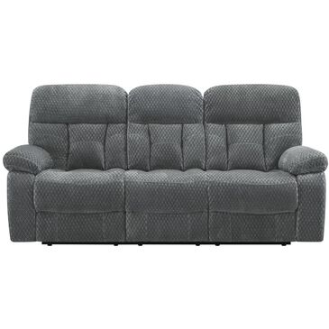 New Heritage Design Bravo Manual Reclining Sofa in Charcoal, , large